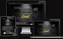Referenz Webpräsenz Macron DJ-Service